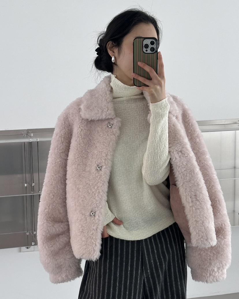 HOWDY韓國代購㊣女裝新品休閑推薦人氣時尚熱賣25秋冬職業夾克HOWDY夾克