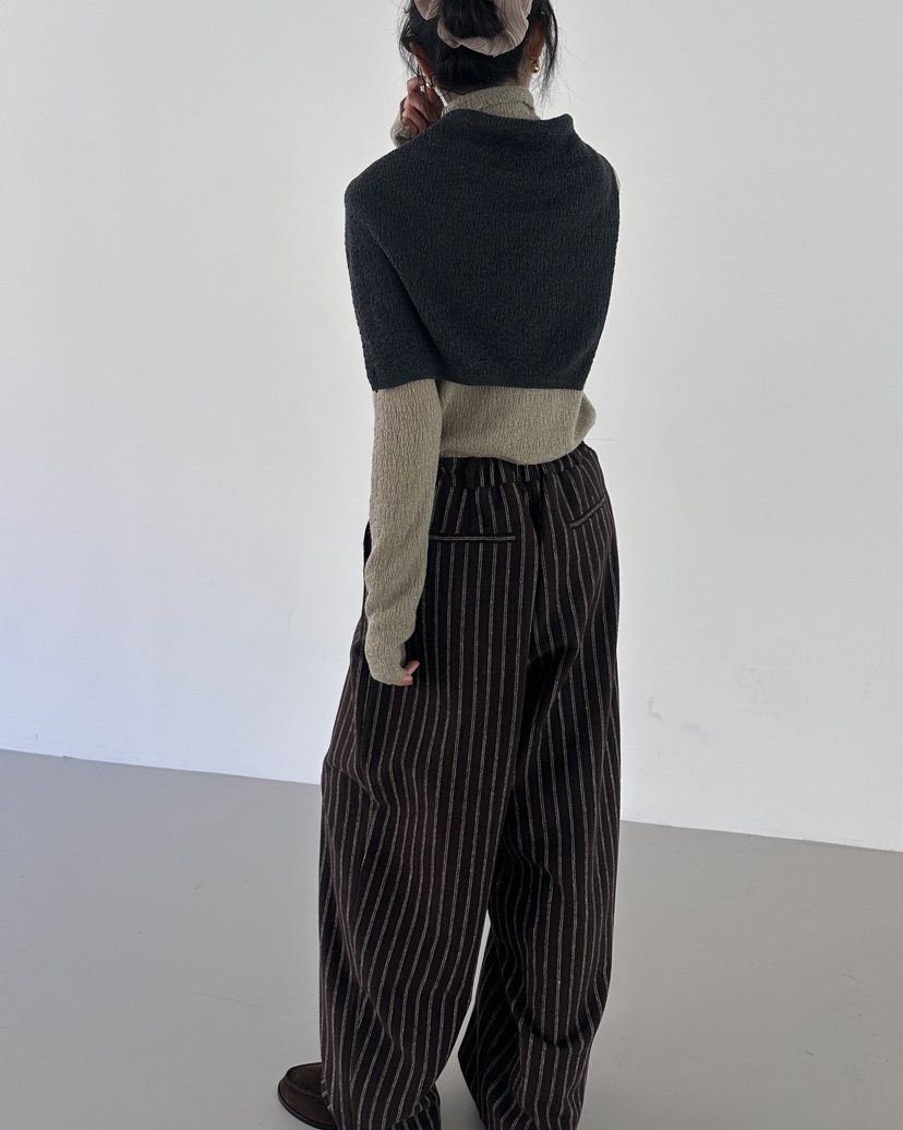 HOWDY東大門㊣實拍女裝新款推薦職業熱賣休閑時尚休閑褲羊毛HOWDY休閑褲