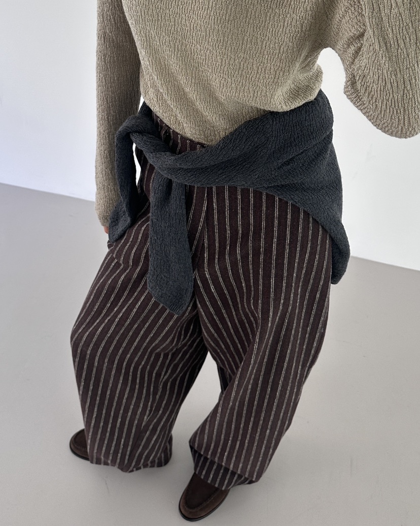 HOWDY東大門㊣實拍女裝新款推薦職業熱賣休閑時尚休閑褲羊毛HOWDY休閑褲