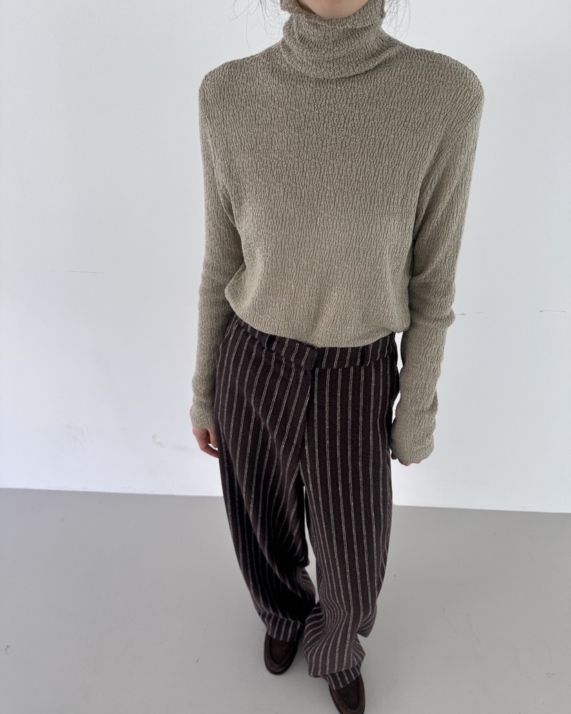 HOWDY東大門㊣實拍女裝新款推薦職業熱賣休閑時尚休閑褲羊毛HOWDY休閑褲