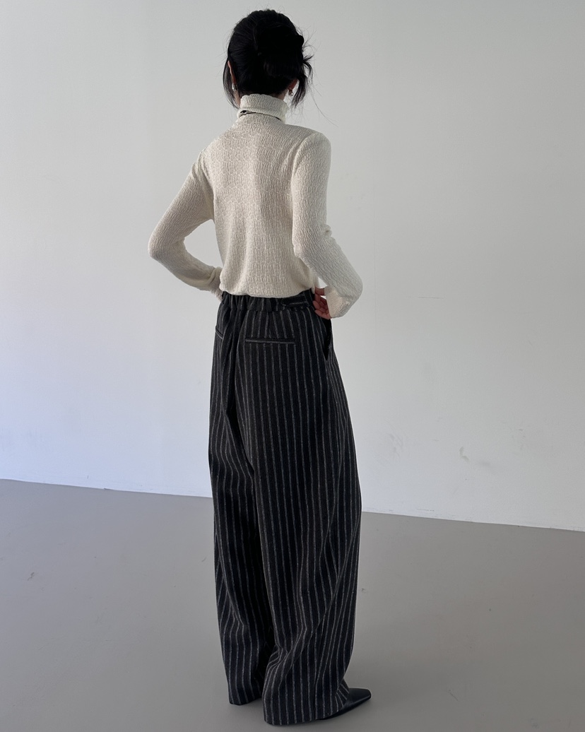 HOWDY東大門㊣實拍女裝新款推薦職業熱賣休閑時尚休閑褲羊毛HOWDY休閑褲