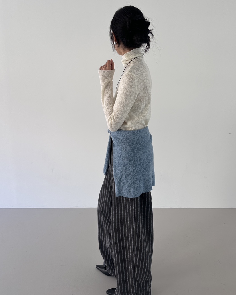 HOWDY東大門㊣實拍女裝新款推薦職業熱賣休閑時尚休閑褲羊毛HOWDY休閑褲