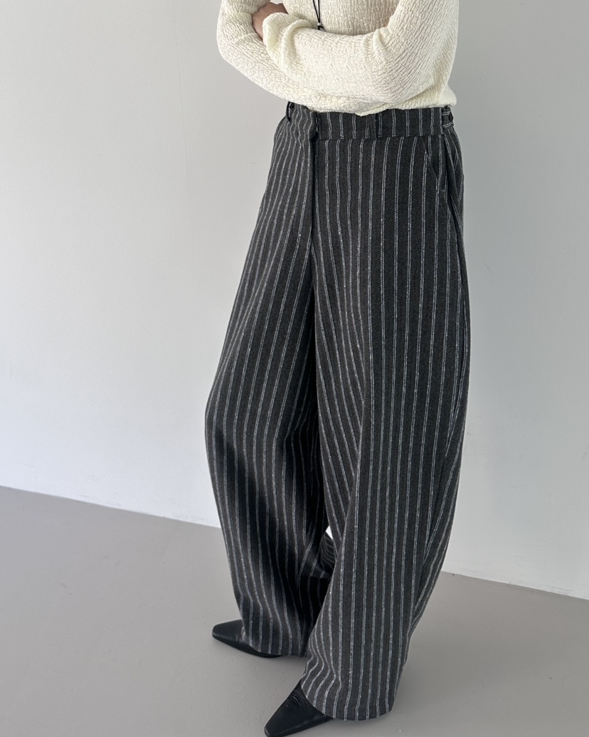 HOWDY東大門㊣實拍女裝新款推薦職業熱賣休閑時尚休閑褲羊毛HOWDY休閑褲圖色2