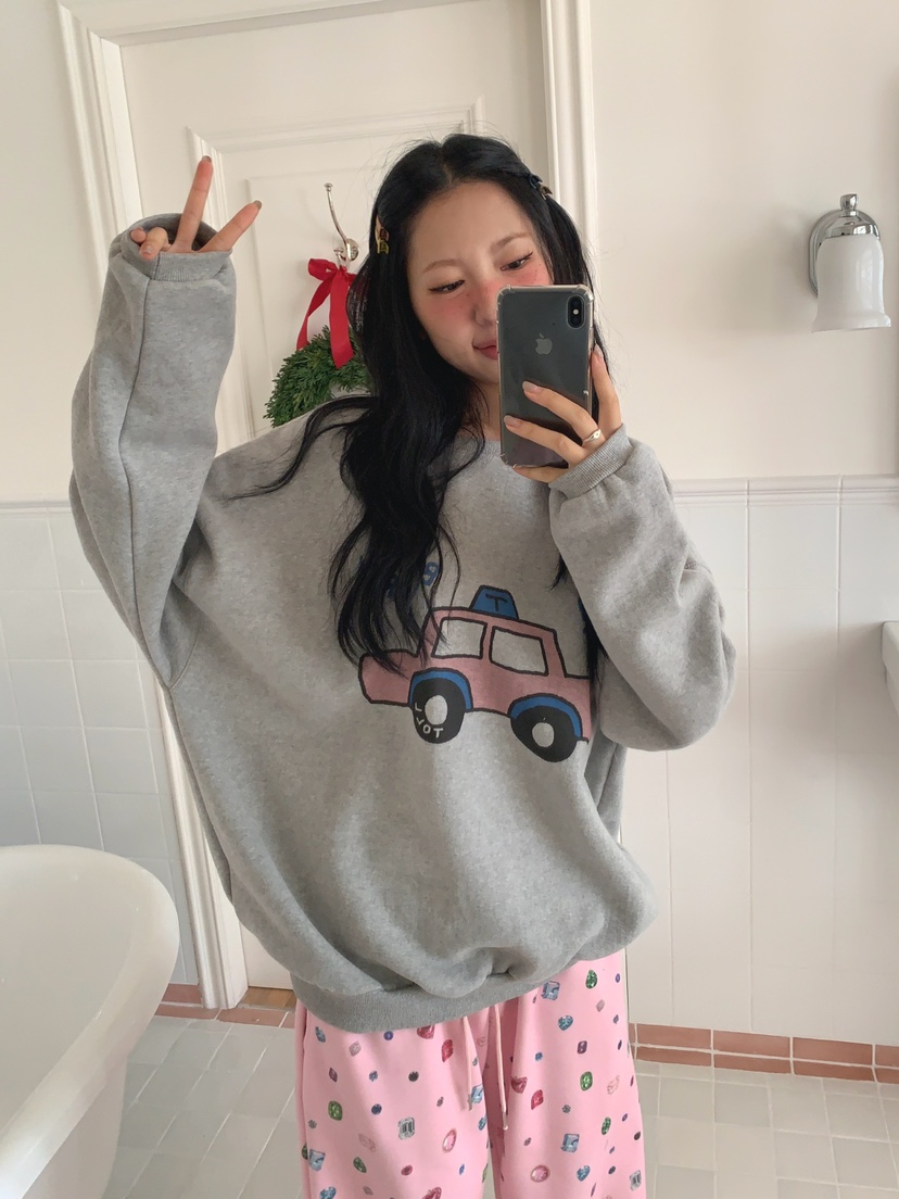 TOLL東大門㊣代購女士新品推薦熱賣休閑職業人氣25秋冬衛衣TOLL衛衣