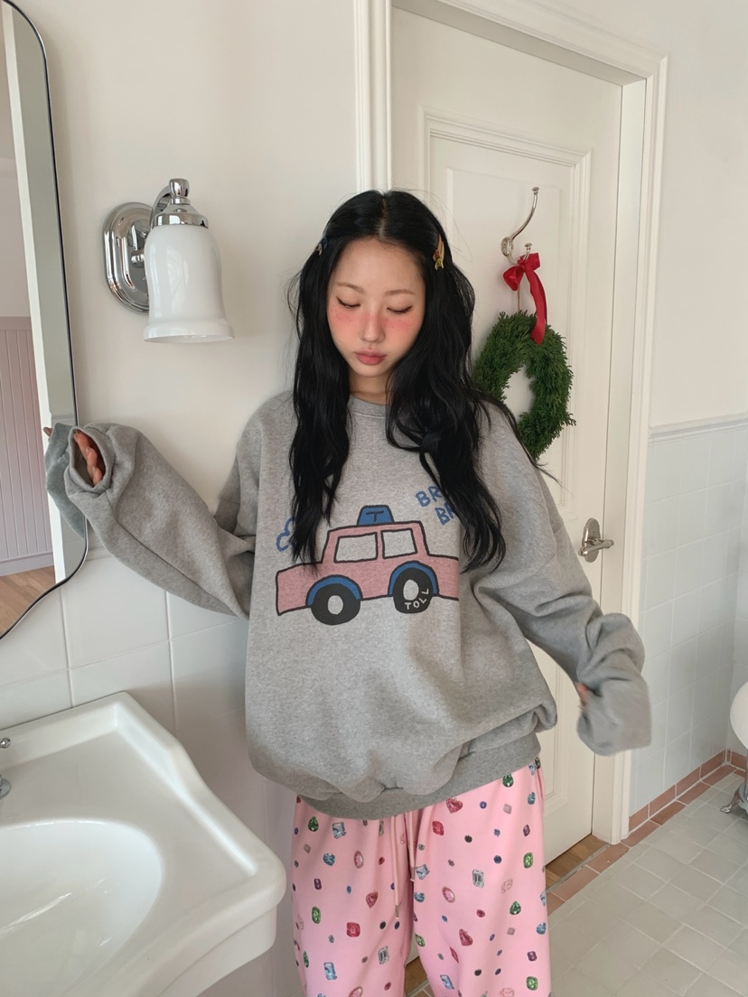 TOLL東大門㊣代購女士新品推薦熱賣休閑職業人氣25秋冬衛衣TOLL衛衣