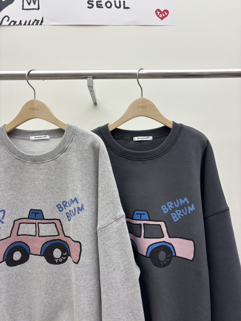 TOLL東大門㊣代購女士新品推薦熱賣休閑職業人氣25秋冬衛衣TOLL衛衣