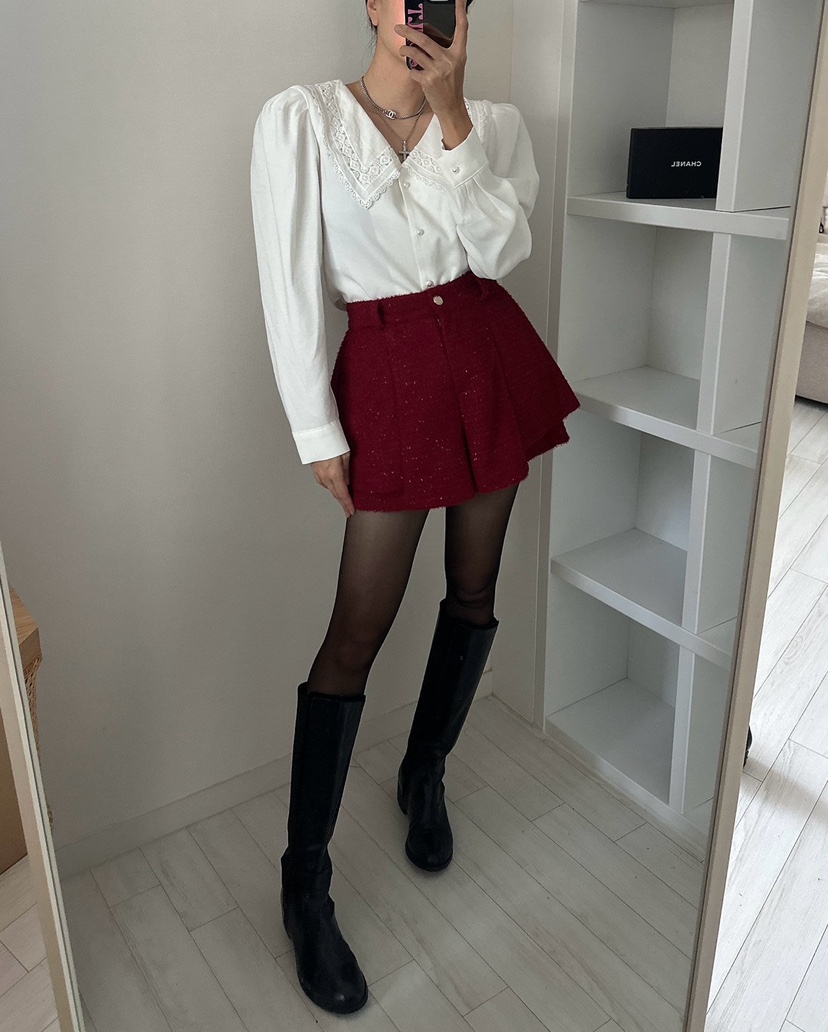 SOUIT東大門㊣實拍女士新款25秋冬人氣時尚熱賣職業襯衫蕾絲衫SOUIT襯衫/蕾絲衫