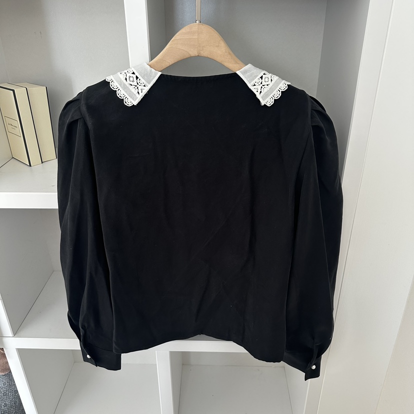 SOUIT東大門㊣實拍女士新款25秋冬人氣時尚熱賣職業襯衫蕾絲衫SOUIT襯衫/蕾絲衫