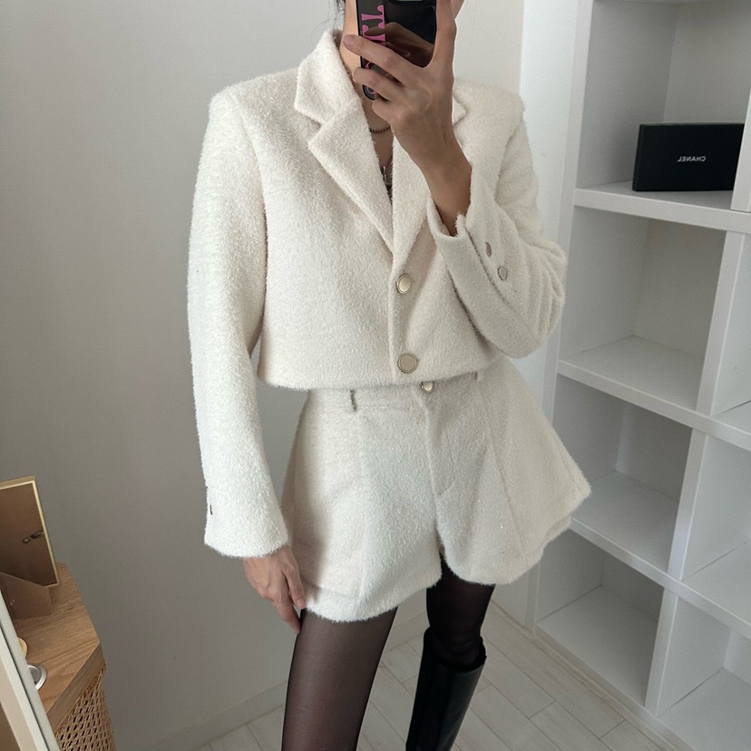 SOUIT韓國代購㊣女士新款時尚休閑25秋冬熱賣推薦職業人氣夾克SOUIT夾克