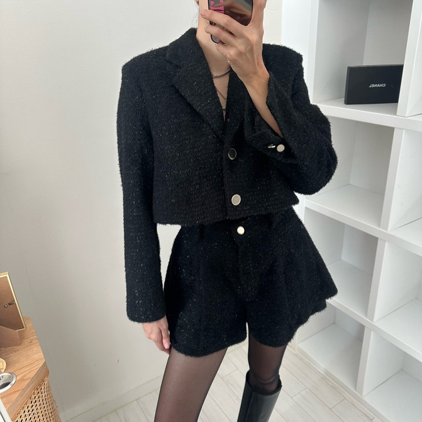 SOUIT韓國代購㊣女士新款時尚休閑25秋冬熱賣推薦職業人氣夾克SOUIT夾克