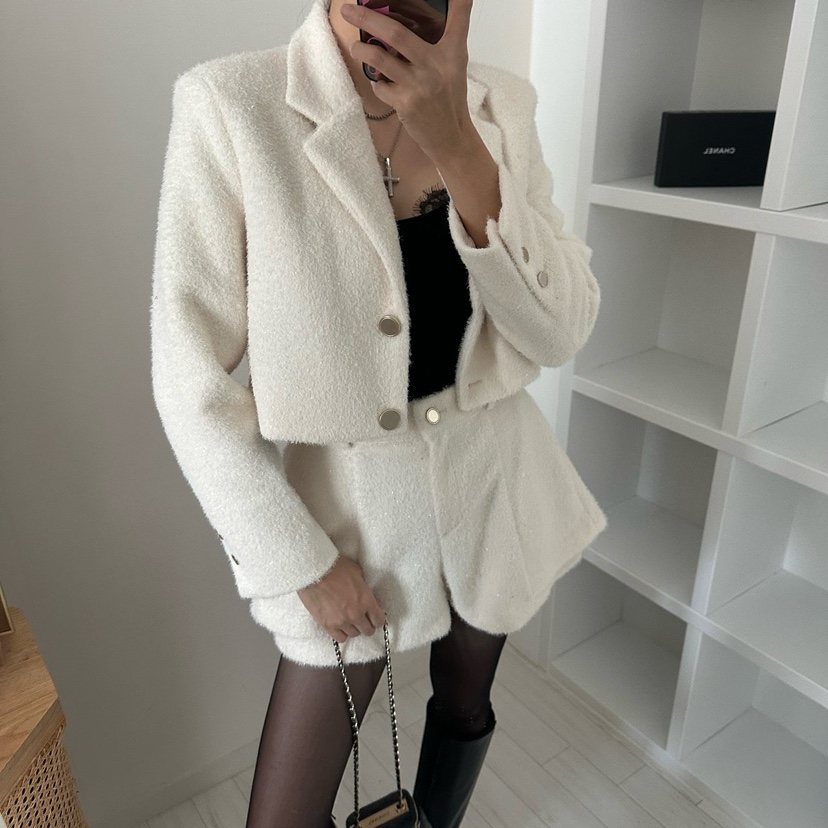 SOUIT韓國代購㊣女士新款時尚休閑25秋冬熱賣推薦職業人氣夾克SOUIT夾克