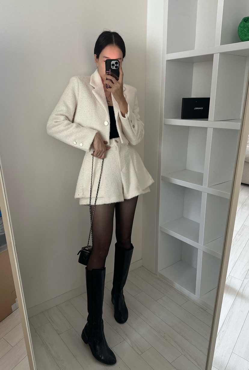 SOUIT韓國代購㊣女士新款時尚休閑25秋冬熱賣推薦職業人氣夾克SOUIT夾克