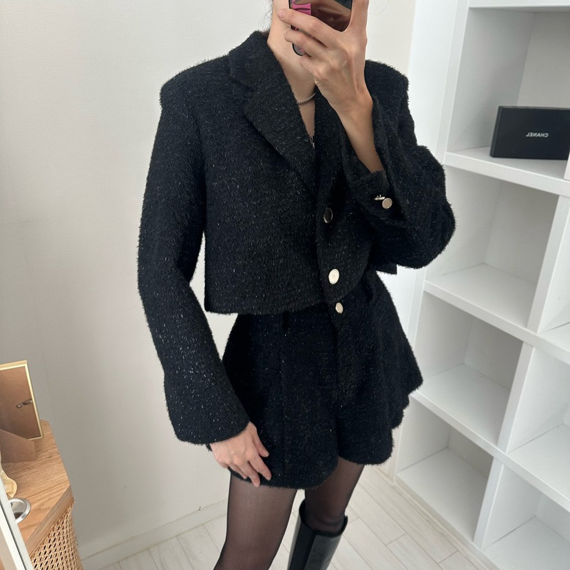 SOUIT韓國代購㊣女士新款時尚休閑25秋冬熱賣推薦職業人氣夾克SOUIT夾克