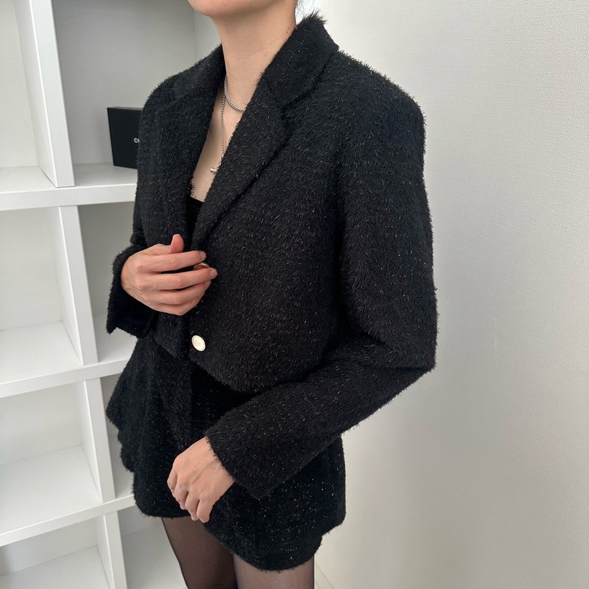 SOUIT韓國代購㊣女士新款時尚休閑25秋冬熱賣推薦職業人氣夾克SOUIT夾克