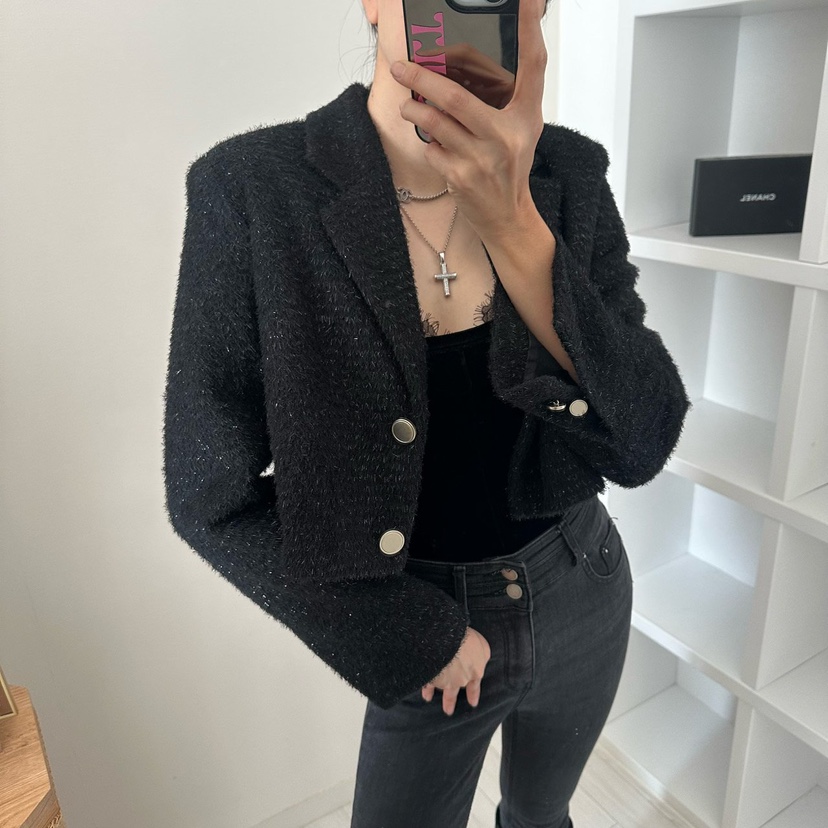 SOUIT韓國代購㊣女士新款時尚休閑25秋冬熱賣推薦職業人氣夾克SOUIT夾克