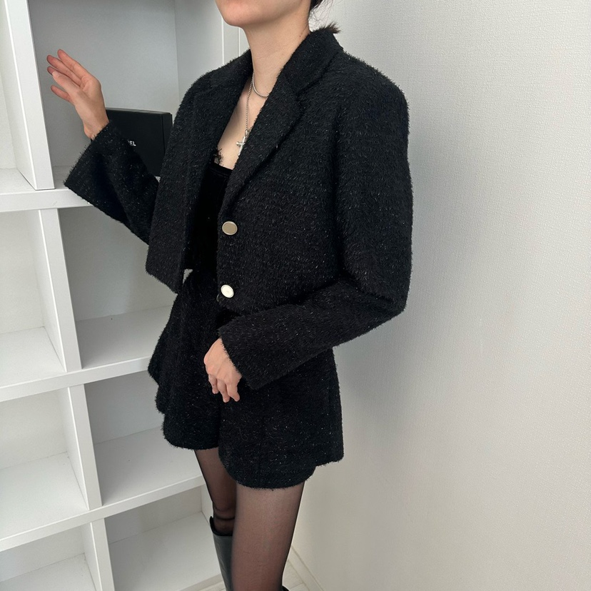 SOUIT韓國代購㊣女士新款時尚休閑25秋冬熱賣推薦職業人氣夾克SOUIT夾克