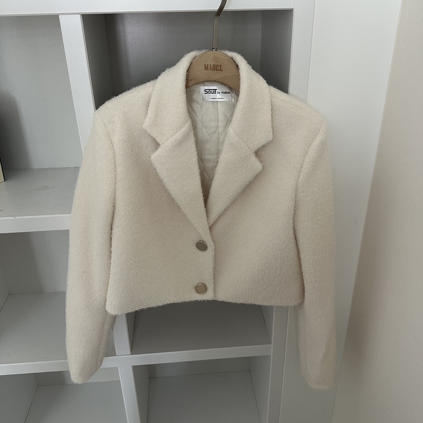 SOUIT韓國代購㊣女士新款時尚休閑25秋冬熱賣推薦職業人氣夾克SOUIT夾克圖色2