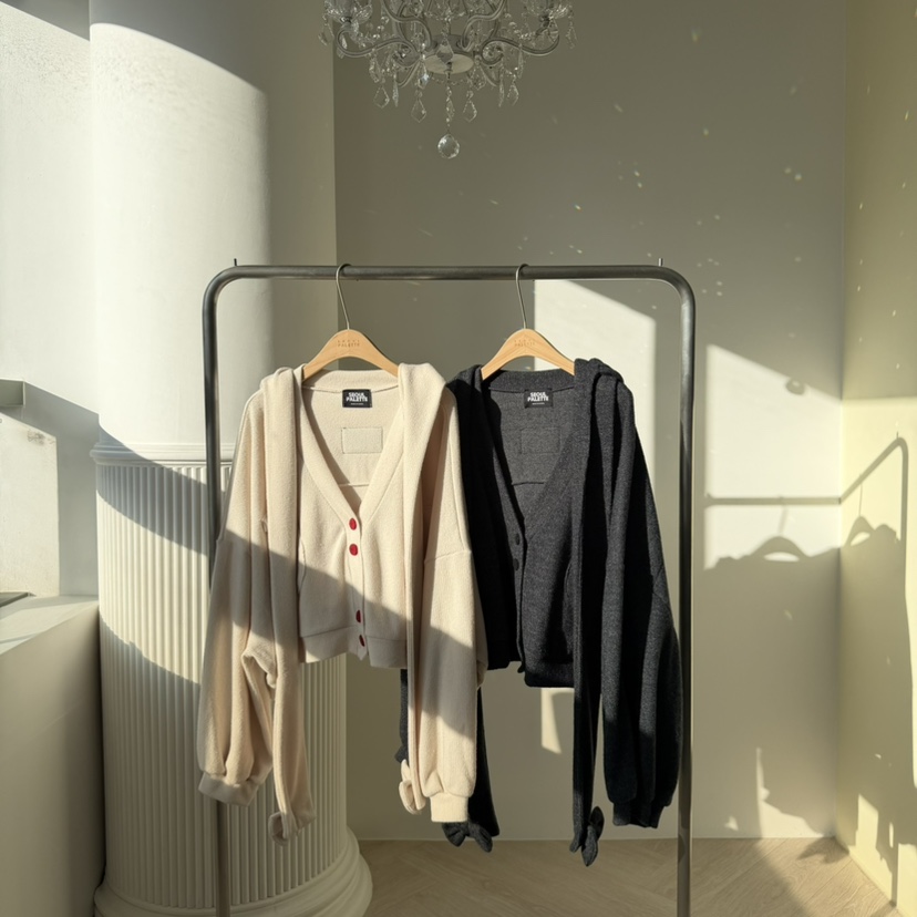 PALETTE-Q東大門㊣直郵女士新款時尚休閑套裝套裝圍巾開衫PALETTE-Q套裝