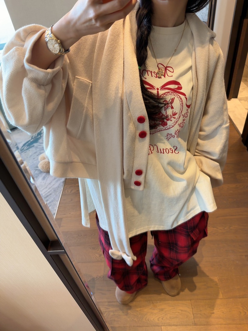 PALETTE-Q東大門㊣直郵女士新款時尚休閑套裝套裝圍巾開衫PALETTE-Q套裝