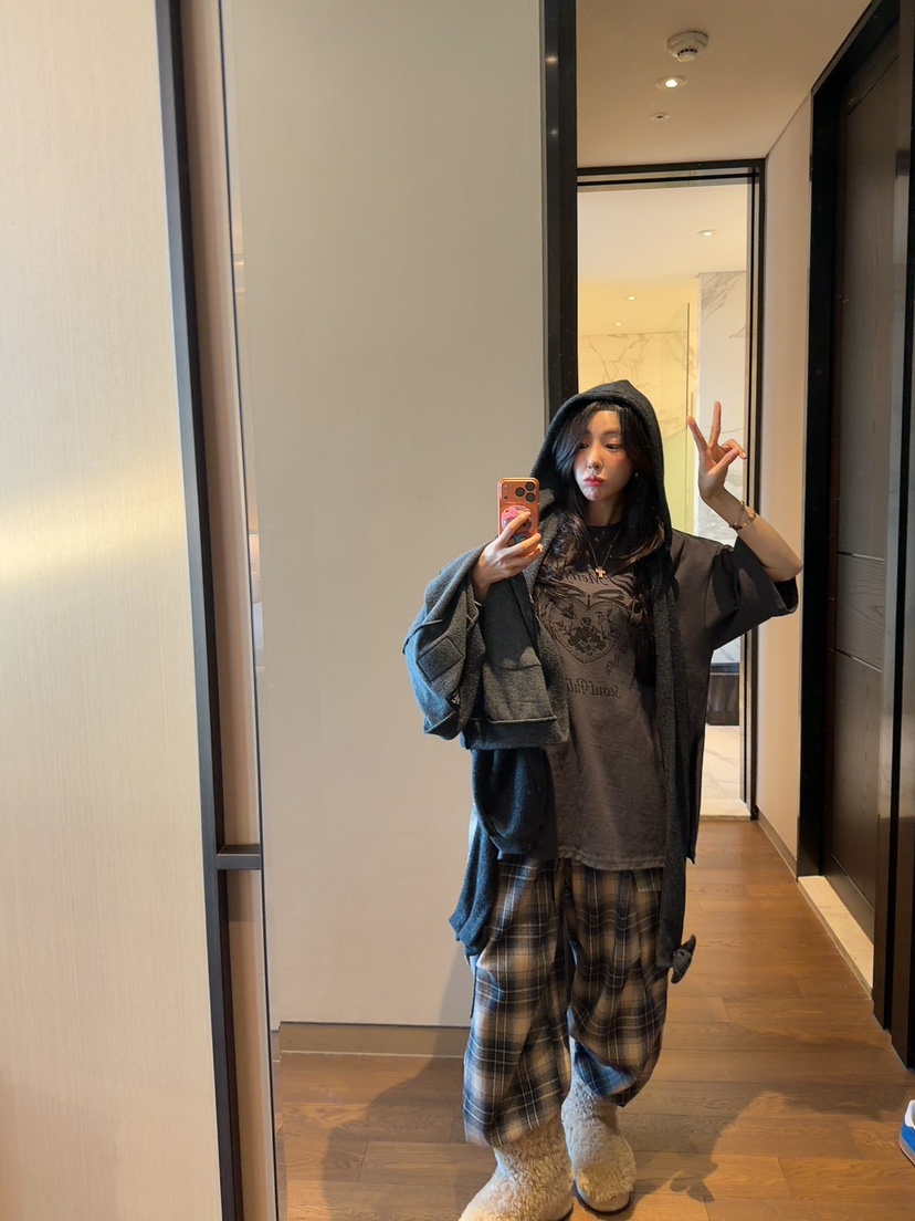 PALETTE-Q東大門㊣直郵女士新款時尚休閑套裝套裝圍巾開衫PALETTE-Q套裝