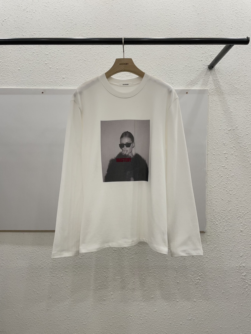 EGGPLANT東大門㊣實拍女士新品人氣時尚推薦休閑25秋冬長袖T恤EGGPLANT長袖T恤圖色1