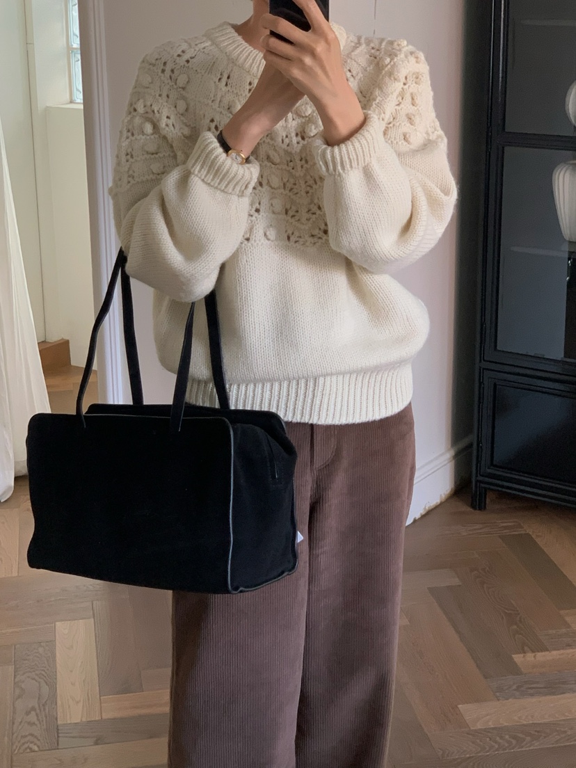 A Flan韓國代購㊣女士新款25秋冬熱賣時尚休閑人氣職業針織衫A Flan針織衫