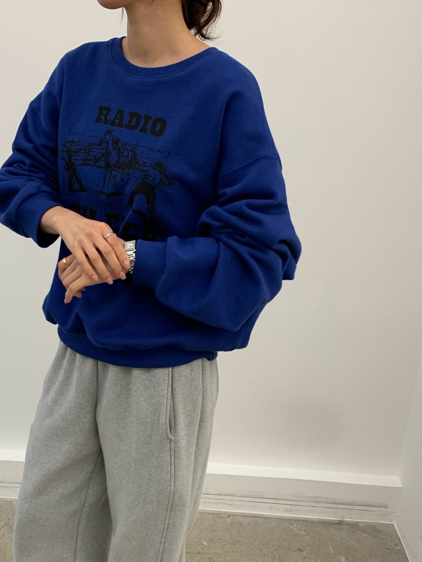 COBALT BLUE東大門㊣代購女裝新款推薦職業休閑25秋冬衛衣COBALT BLUE衛衣