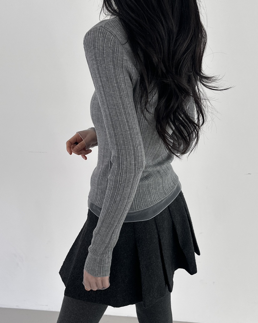 HOWDY韓國代購㊣女裝新品休閑25秋冬職業熱賣時尚人氣針織衫HOWDY針織衫