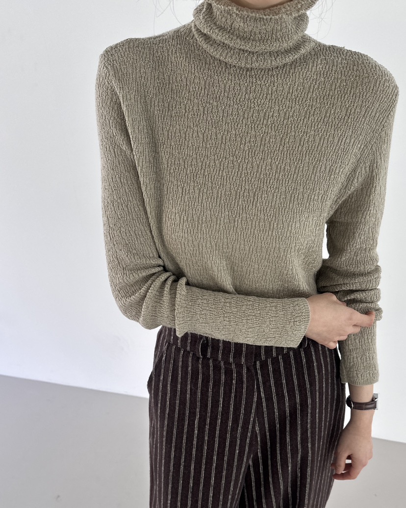 HOWDY韓國代購㊣女裝新款時尚人氣休閑職業推薦熱賣25秋冬針織衫HOWDY針織衫圖色3