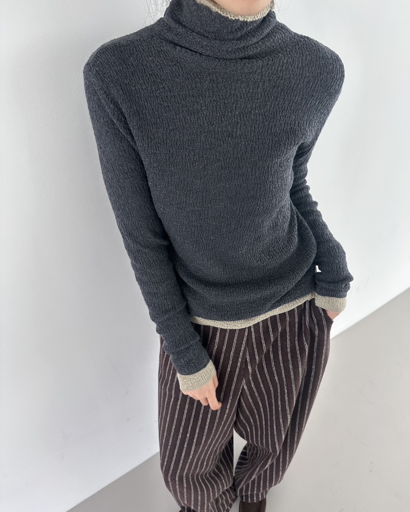 HOWDY韓國代購㊣女裝新款時尚人氣休閑職業推薦熱賣25秋冬針織衫HOWDY針織衫圖色4