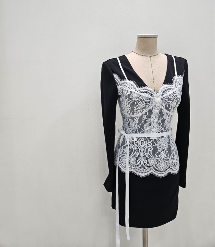 HIGH HEELS東大門㊣實拍女士新品推薦職業時尚熱賣休閑連衣裙HIGH HEELS連衣裙