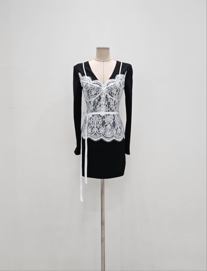 HIGH HEELS東大門㊣實拍女士新品推薦職業時尚熱賣休閑連衣裙HIGH HEELS連衣裙圖色1