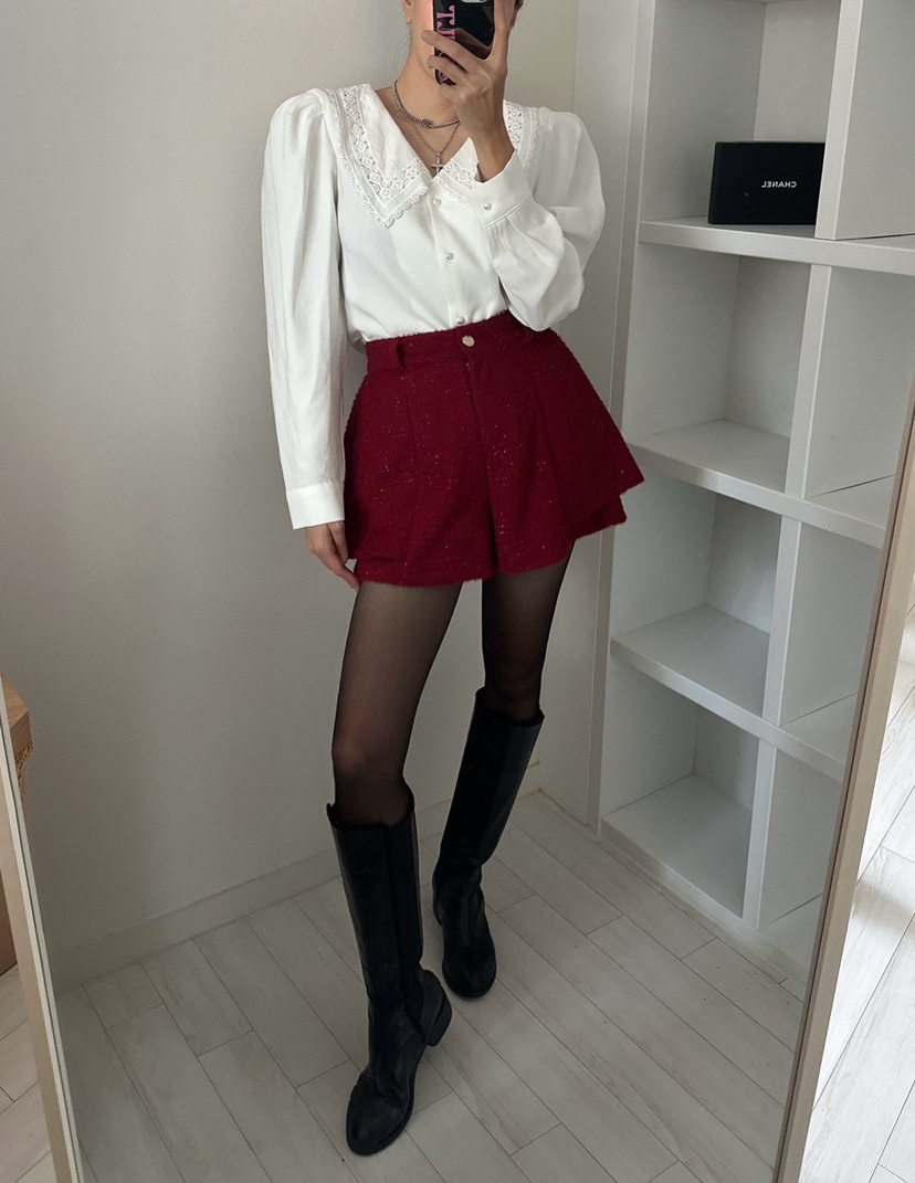 SOUIT韓國直郵㊣女士新款人氣休閑職業推薦時尚25秋冬熱賣短褲SOUIT短褲