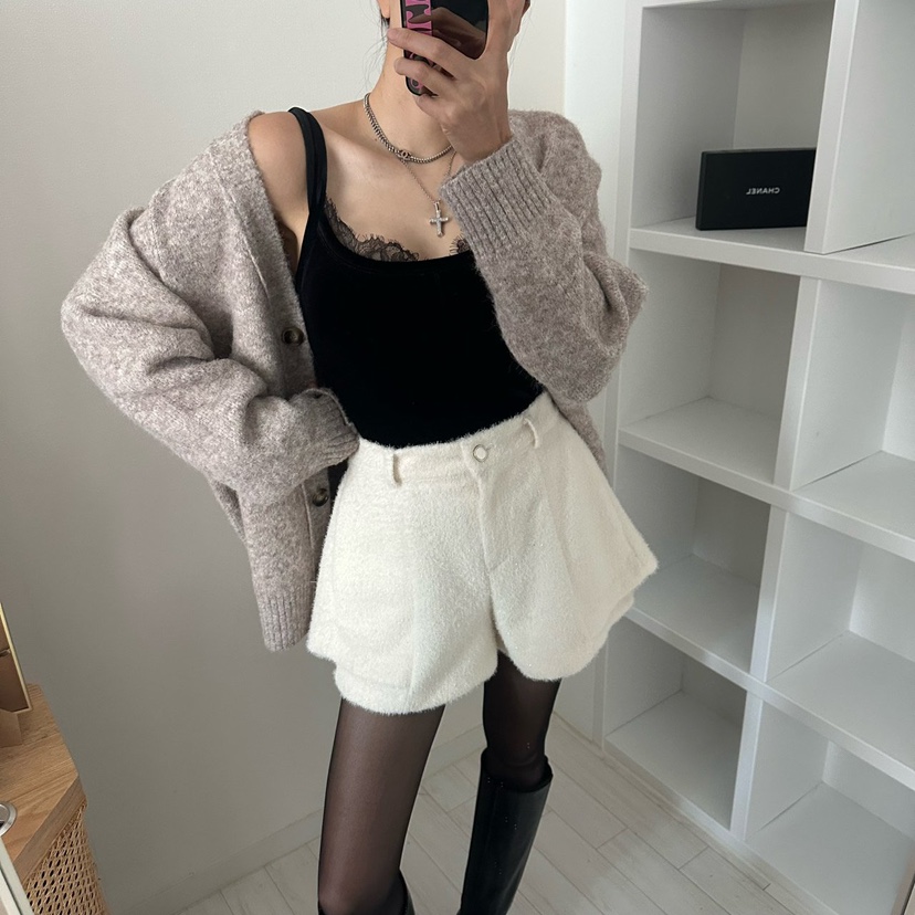 SOUIT韓國直郵㊣女士新款人氣休閑職業推薦時尚25秋冬熱賣短褲SOUIT短褲