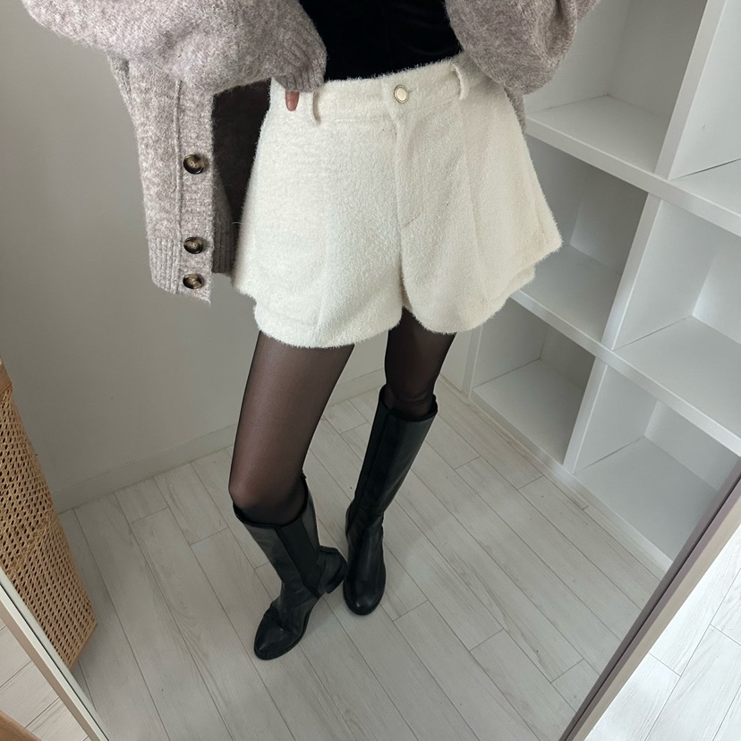 SOUIT韓國直郵㊣女士新款人氣休閑職業推薦時尚25秋冬熱賣短褲SOUIT短褲圖色2