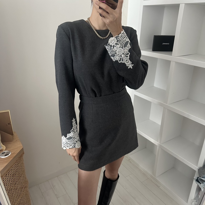 SOUIT韓國代購㊣女士新品推薦時尚熱賣人氣休閑25秋冬襯衫蕾絲衫SOUIT襯衫/蕾絲衫