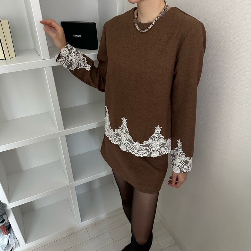 SOUIT韓國代購㊣女士新品推薦時尚熱賣人氣休閑25秋冬襯衫蕾絲衫SOUIT襯衫/蕾絲衫