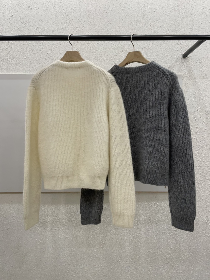 EGGPLANT東大門㊣直郵女裝新款25秋冬時尚休閑針織衫馬海毛EGGPLANT針織衫