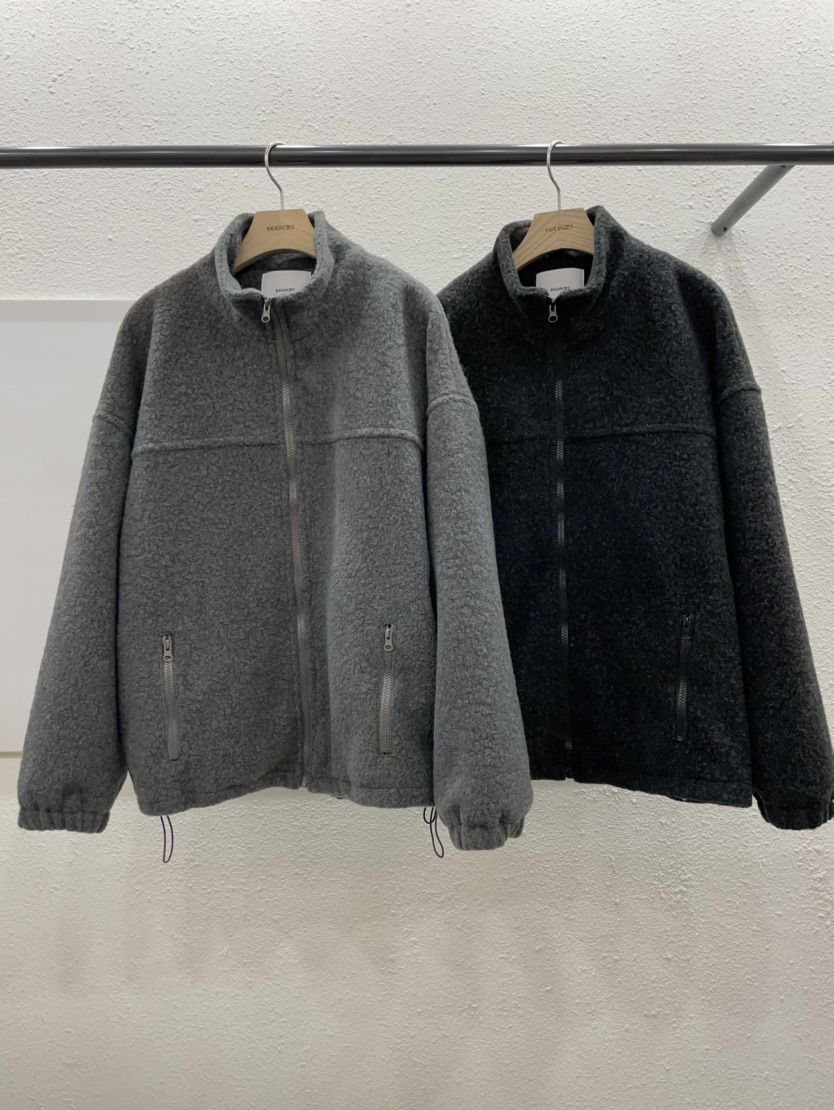 EGGPLANT韓國直郵㊣女裝新品熱賣休閑25秋冬職業夾克毛絨羊毛EGGPLANT夾克