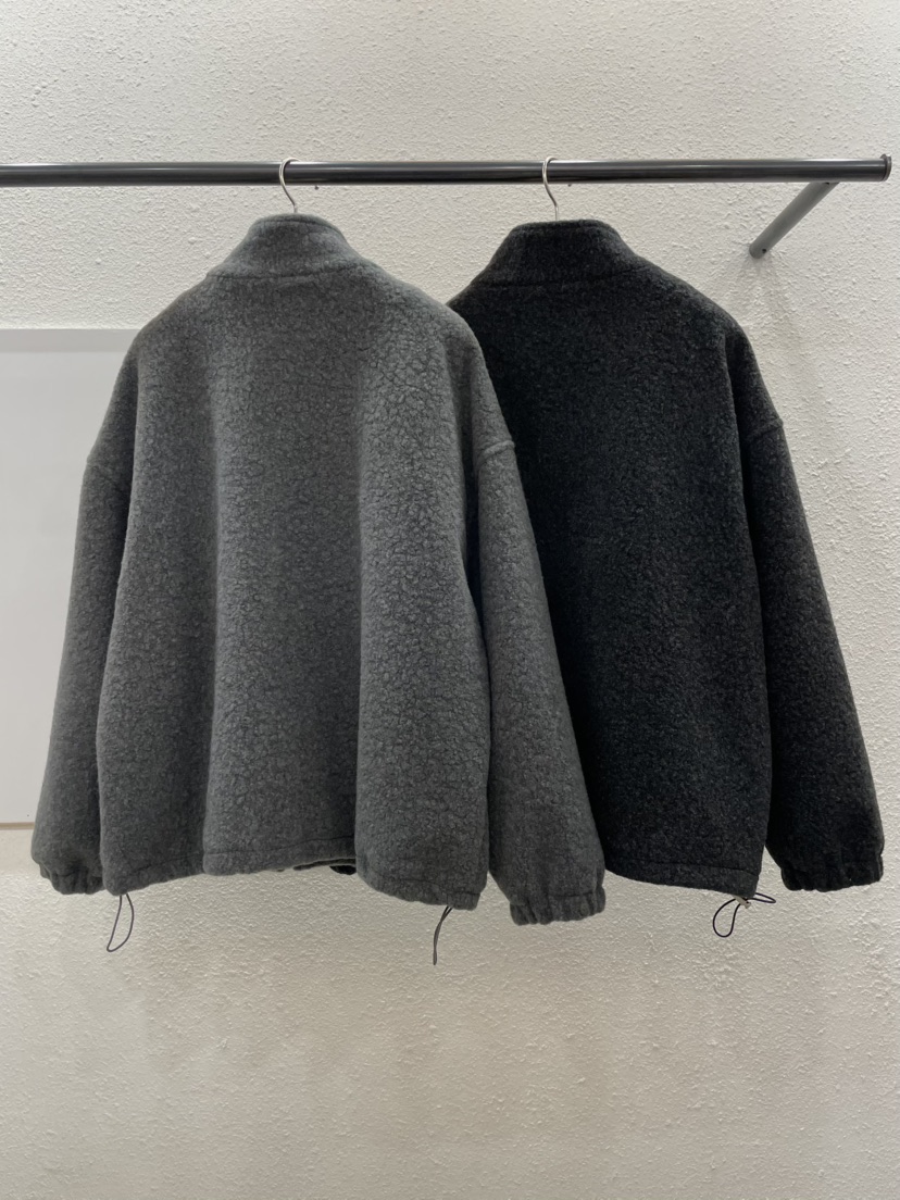 EGGPLANT韓國直郵㊣女裝新品熱賣休閑25秋冬職業夾克毛絨羊毛EGGPLANT夾克