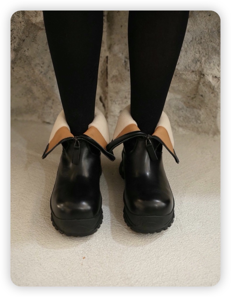 RAMA韓國直郵㊣女士新品休閑25秋冬熱賣推薦時尚人氣職業靴子RAMA靴子