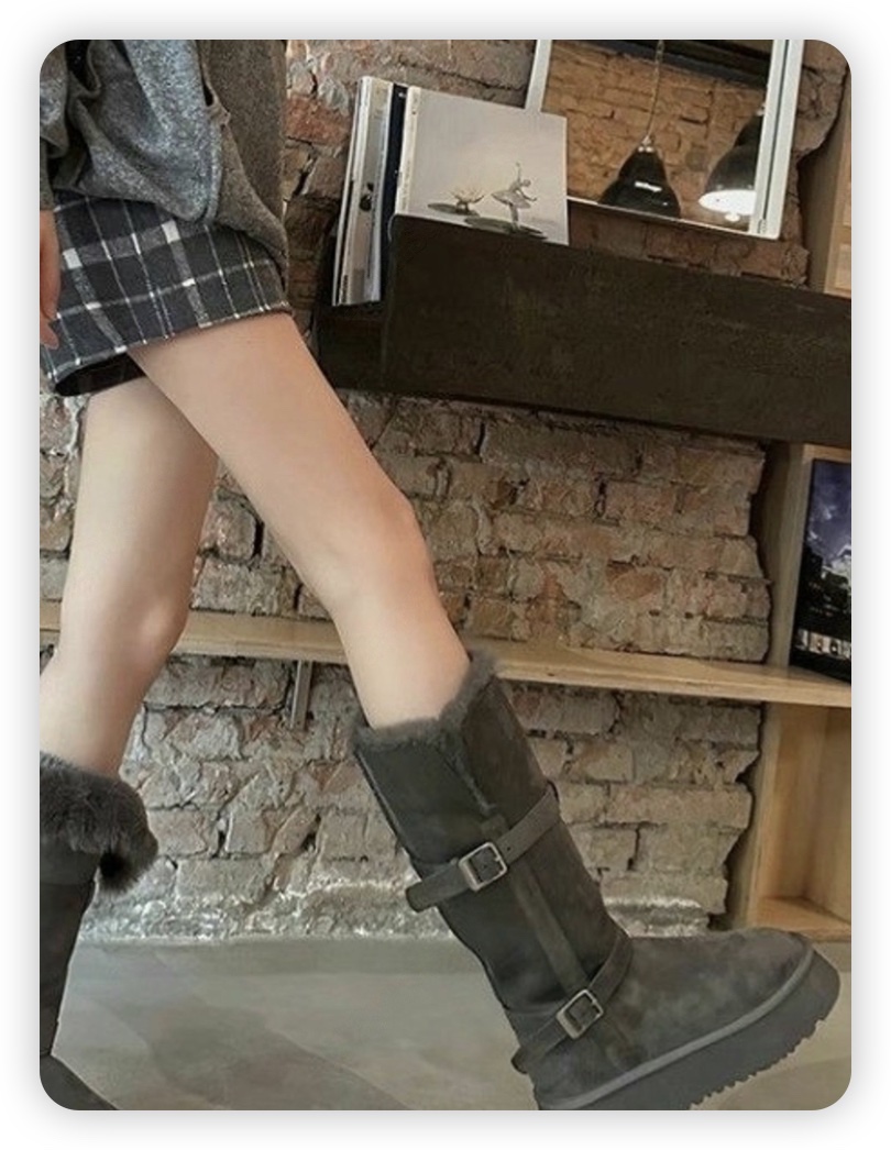 BANBAN韓國直郵㊣女裝新品時尚休閑人氣25秋冬推薦熱賣靴子BANBAN靴子