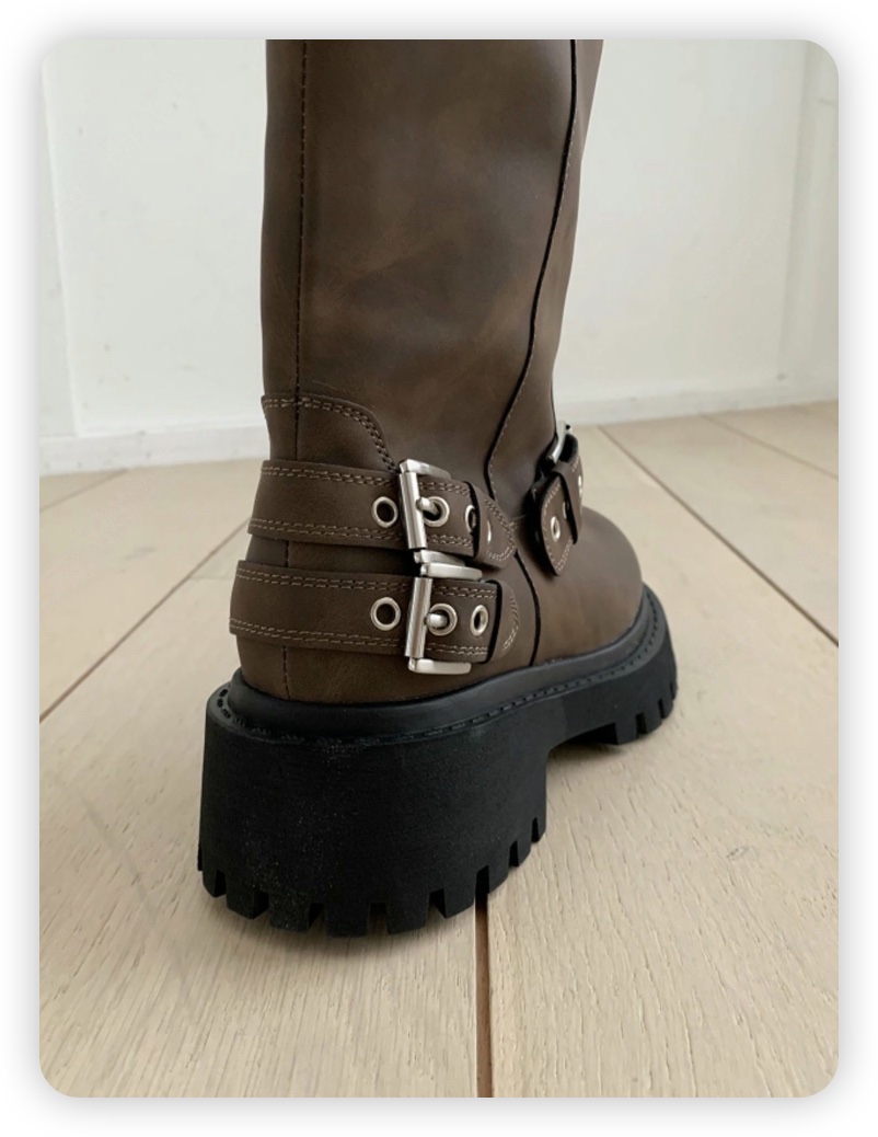 BANBAN韓國代購㊣女裝新款職業休閑熱賣25秋冬人氣時尚靴子BANBAN靴子