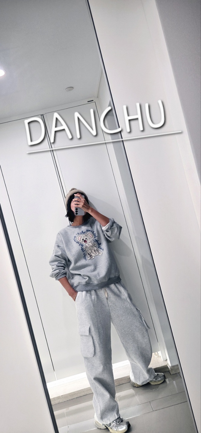 DANCHU韓國代購㊣女裝新品25秋冬推薦職業時尚人氣衛衣加絨DANCHU衛衣