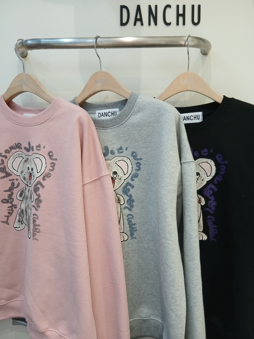 DANCHU韓國代購㊣女裝新品25秋冬推薦職業時尚人氣衛衣加絨DANCHU衛衣