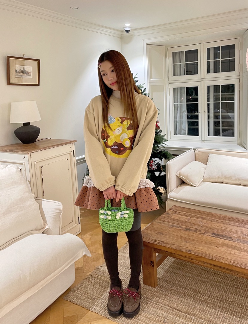 BOUTIQUE-L東大門㊣實拍女士新品職業休閑人氣熱賣25秋冬衛衣BOUTIQUE-L衛衣