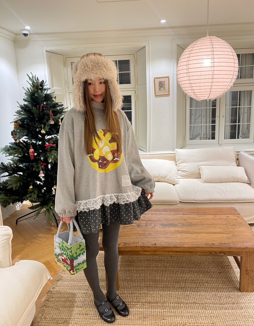 BOUTIQUE-L東大門㊣實拍女士新品職業休閑人氣熱賣25秋冬衛衣BOUTIQUE-L衛衣