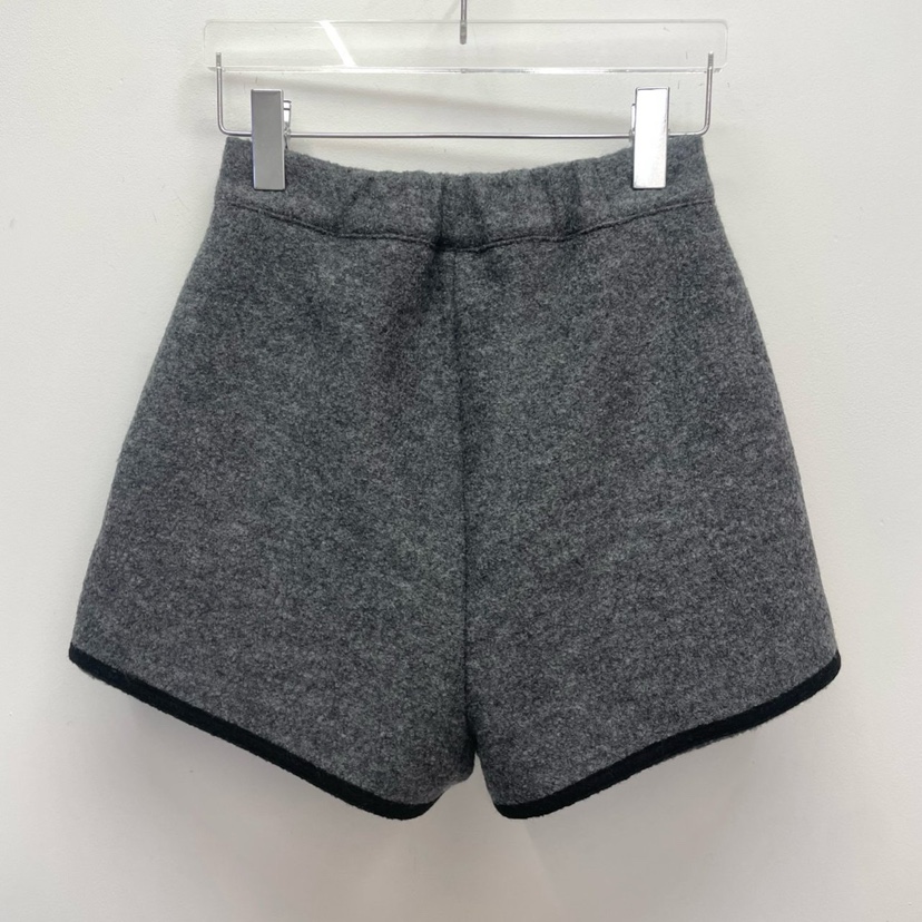 REVE CITE-L韓國代購㊣女裝新品職業時尚人氣短褲羊毛絎縫REVE CITE-L短褲