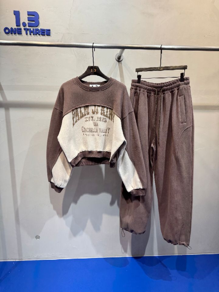 1.3東大門㊣實拍女士新款熱賣休閑職業25秋冬人氣時尚套裝1.3套裝圖色3