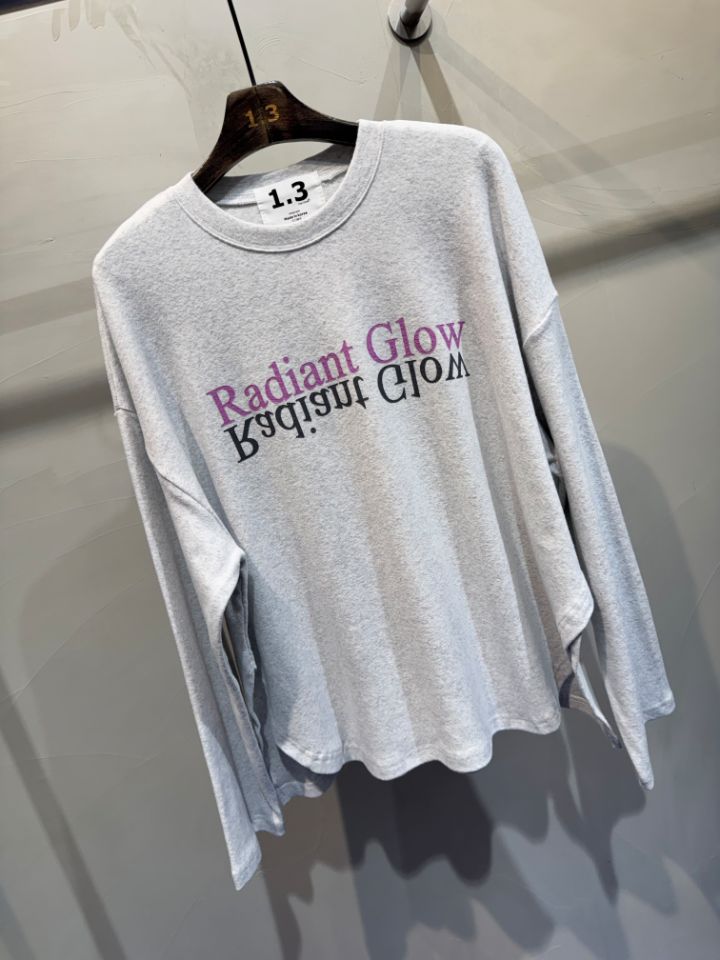 1.3東大門㊣代購女裝新品時尚人氣職業熱賣休閑推薦長袖T恤1.3長袖T恤